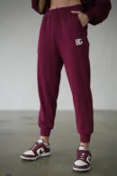 Spodnie damskie BG Brand | bordowy