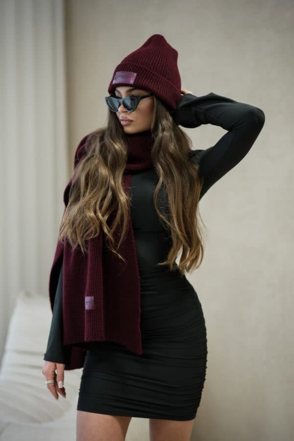 Czapka BG Teddy | bordowy