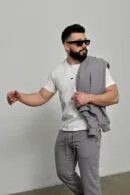 T-Shirt męski BG Blade | biały