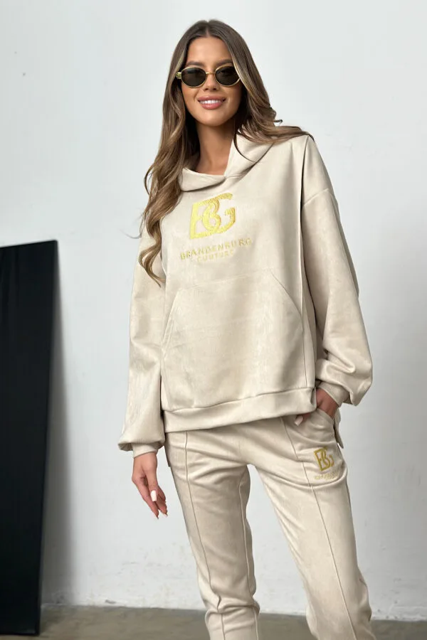Dres damski BG Royal suede | beż
