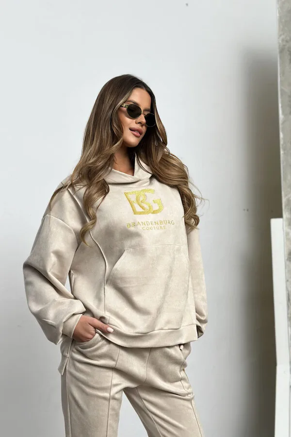 Dres damski BG Royal suede | beż