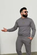 Bluza męska BG Detail | szary