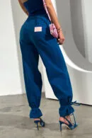 Spodnie damskie BG Monroe | ciemny niebieski