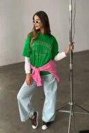 Bluzka damska BG Shoot | zielony
