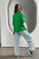 Bluzka damska BG Shoot | zielony