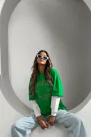 Bluzka damska BG Shoot | zielony