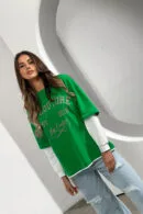 Bluzka damska BG Shoot | zielony