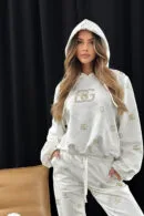 Dres damski BG Holo | biały - złoty