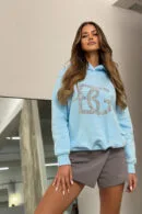 Bluza damska BG Diamond | błękit
