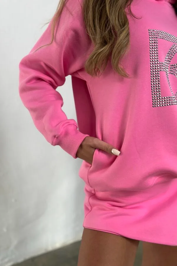Bluza damska BG Diamond | róż