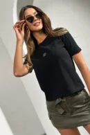 T-Shirt damski BG Rules | czarny