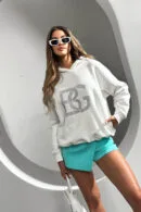 Bluza damska BG Diamond | biały