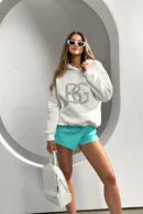 Bluza damska BG Diamond | biały