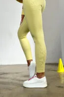 Legginsy damskie BG Fit me | bananowy