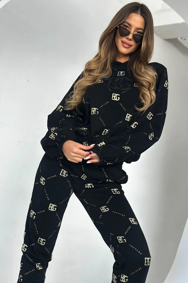 Dres damski BG Holo | czarny - złoto