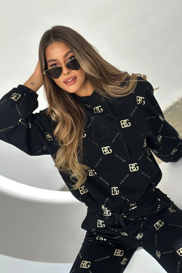 Dres damski BG Holo | czarny - złoto