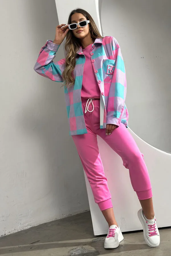 Spodnie damskie BG Brand | różowy