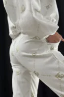 Dres damski BG Holo | biały - złoty