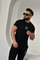 T-Shirt męski BG Rave | czarny