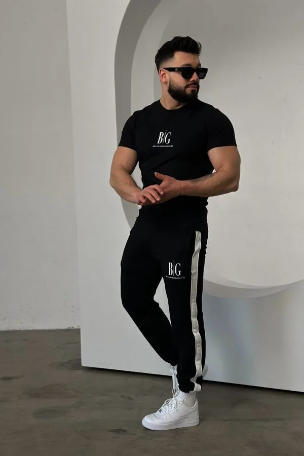 T-Shirt męski BG Rave | czarny