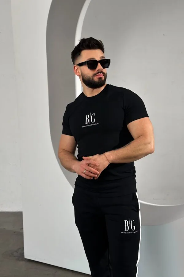 T-Shirt męski BG Rave | czarny