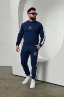 Dres męski BG First | granat