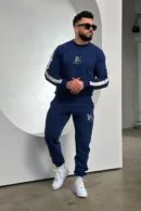 Dres męski BG First | granat