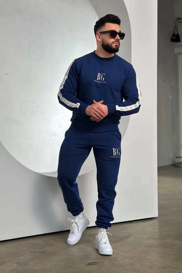 Dres męski BG First | granat