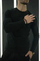 Longsleeve męski BG Trust | czarny