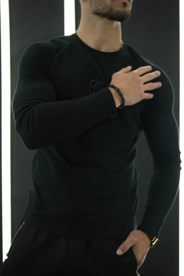 Longsleeve męski BG Trust | czarny