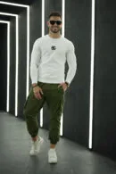Longsleeve męski BG Trust | biały