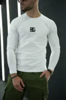 Longsleeve męski BG Trust | biały
