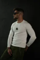 Longsleeve męski BG Trust | biały