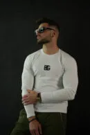 Longsleeve męski BG Trust | biały