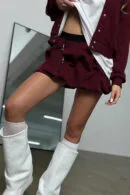 Spódnica damska BG Pocket | bordo