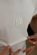 T-Shirt męski BG Signature | biały - biały