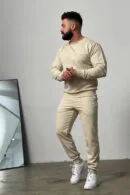 Spodnie męskie BG Brand | beż