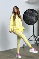 Bluza damska BG Comfy | bananowy