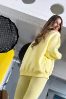 Bluza damska BG Comfy | bananowy