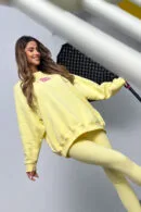 Bluza damska BG Comfy | bananowy