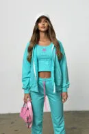 Spodnie damskie BG Open | mięta