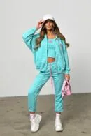 Bluza damska BG Sassy | mięta
