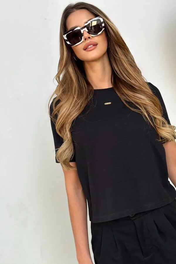 T-Shirt damski BG Origin | czarny