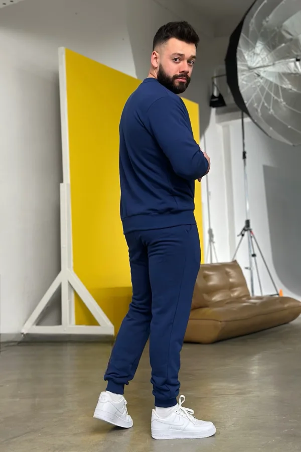 Spodnie męskie BG Brand | granat