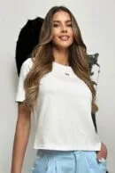 T-Shirt damski BG Origin | biały