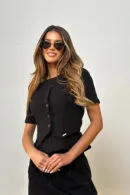 Top damski BG Talia | czarny