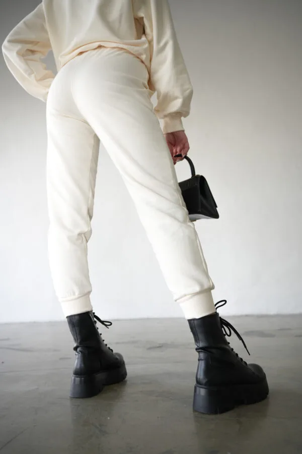 Spodnie damskie BG Brand | waniliowy
