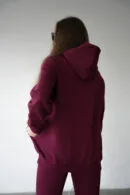 Bluza damska BG Diamond | bordowy