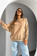 Bluza damska BG Girls | beż
