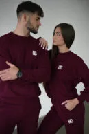 Bluza damska BG Basic | bordowy